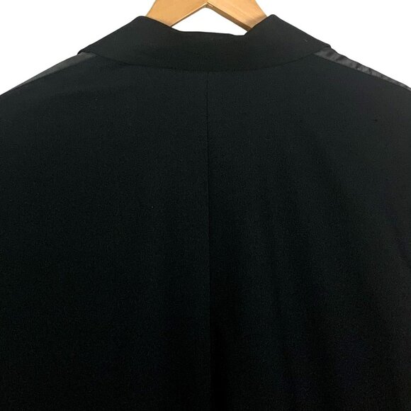 Future Collective Tuxedo Jacket Single Breasted 2 Button Black Size 1X Notched - Picture 7 of 11